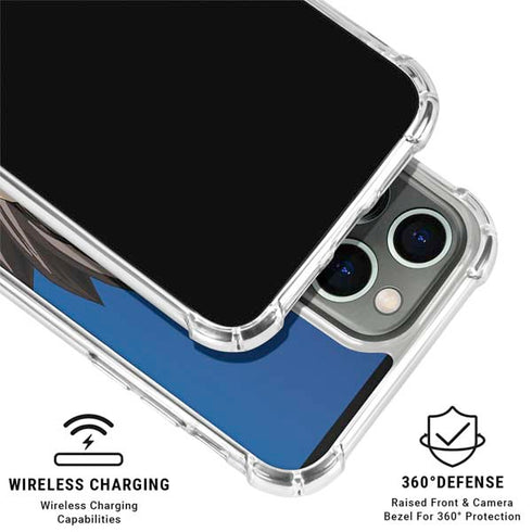 Dragon Ball Z Vegeta Portrait iPhone 15 Pro Clear Case